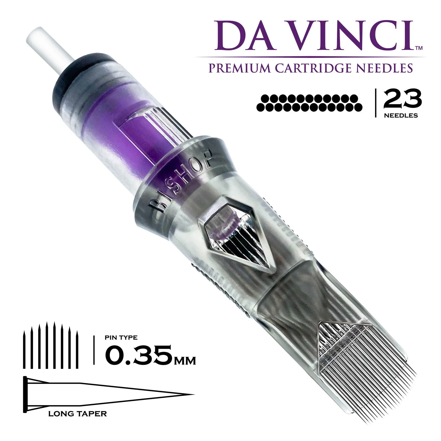 Bishop Da Vinci V2 Cartridges - Curved Magnum Long Taper