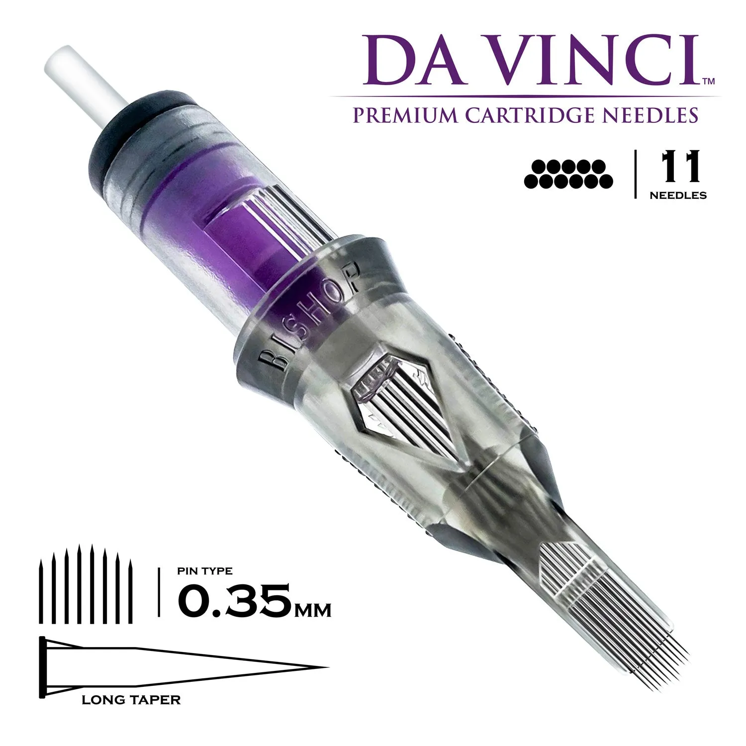 Bishop Da Vinci V2 Cartridges - Curved Magnum Long Taper