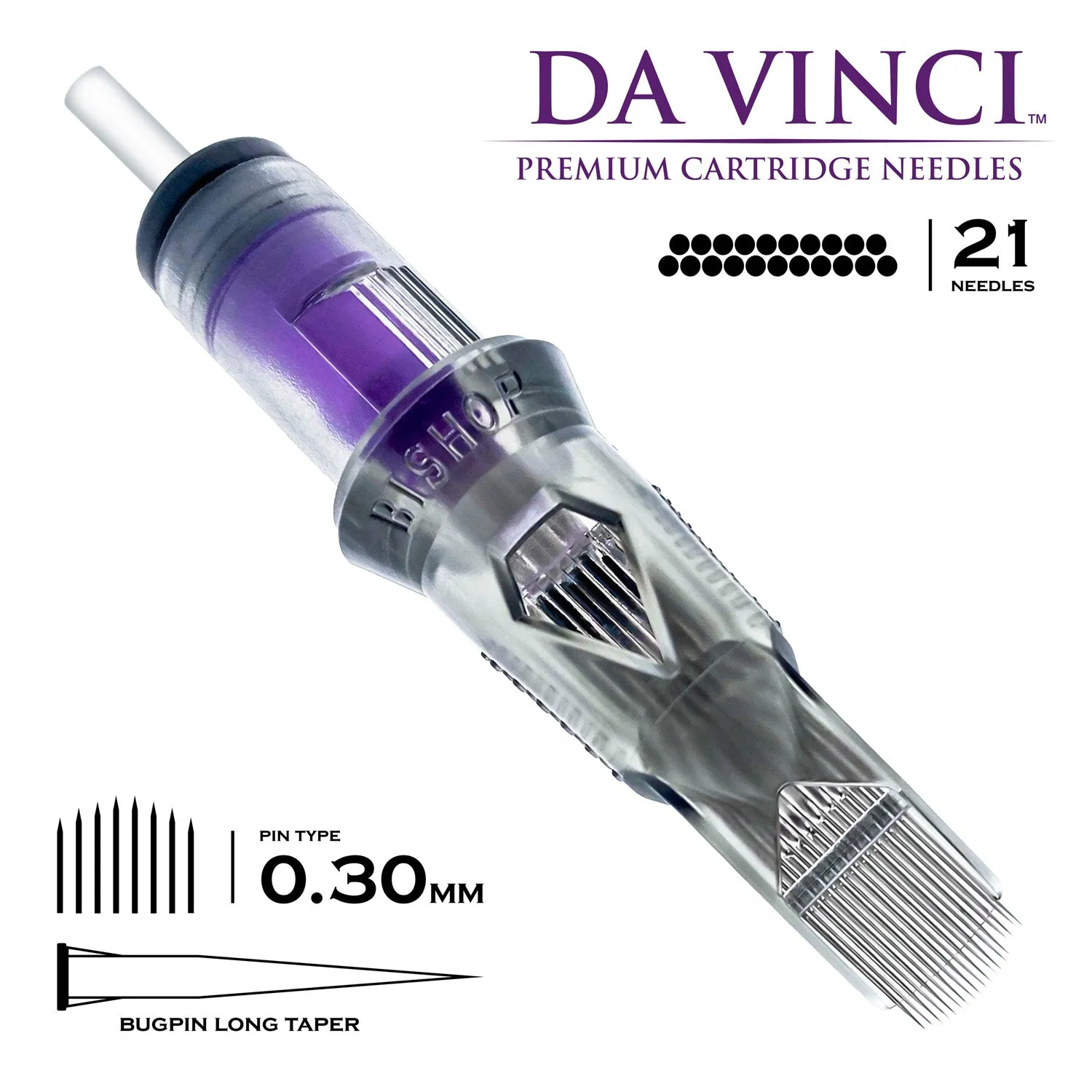 Bishop Da Vinci V2 Cartridges - Curved Magnum Long Taper
