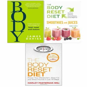 Body James Davies, Body Reset Diet Smoothies Iota, Harley Pasternak 3 Books Set