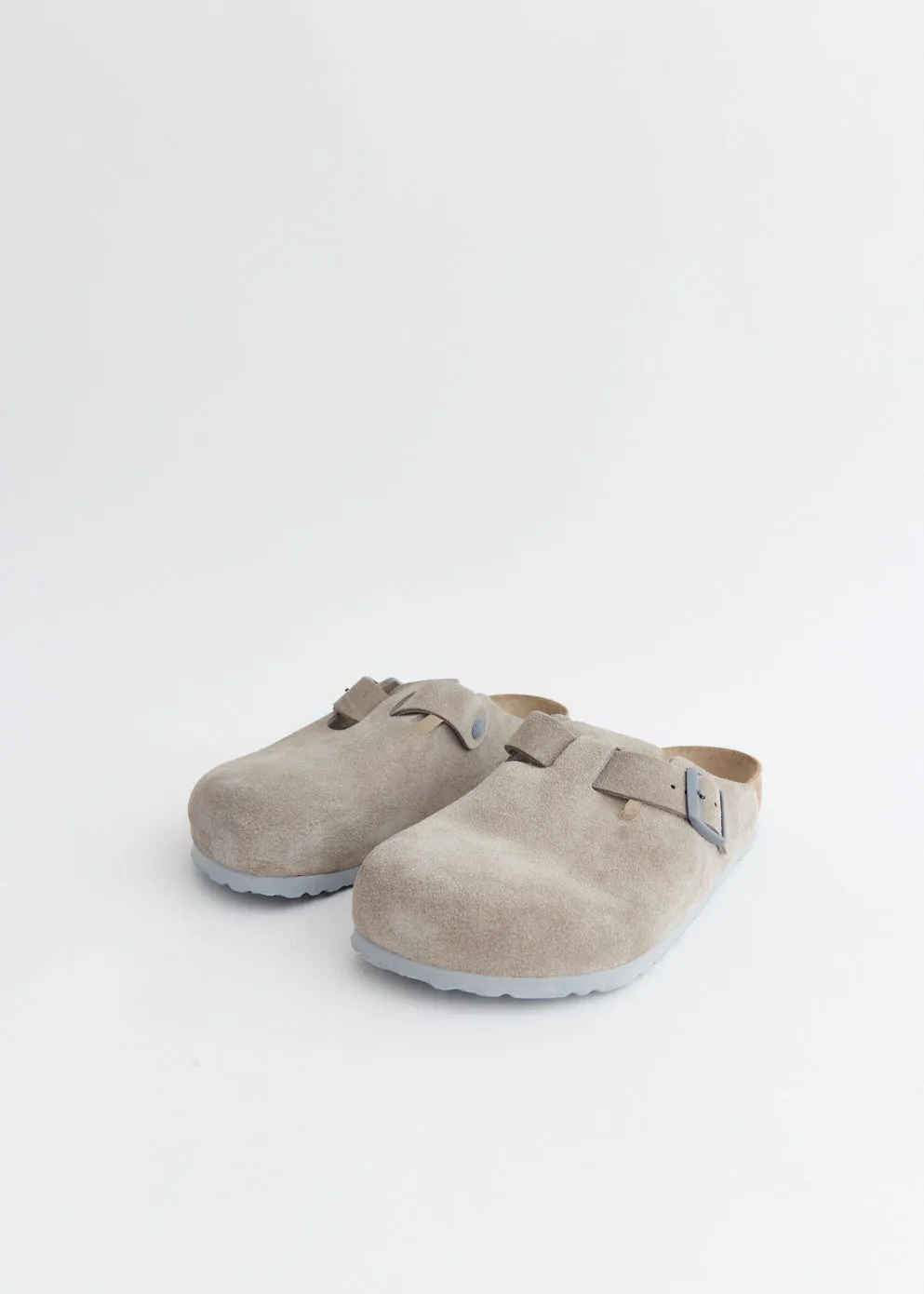 Boston SFB 'Stone Coin Suede Leather' Regular Slides