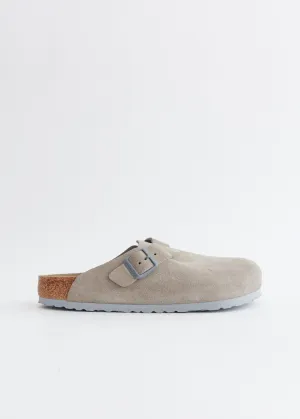 Boston SFB 'Stone Coin Suede Leather' Regular Slides