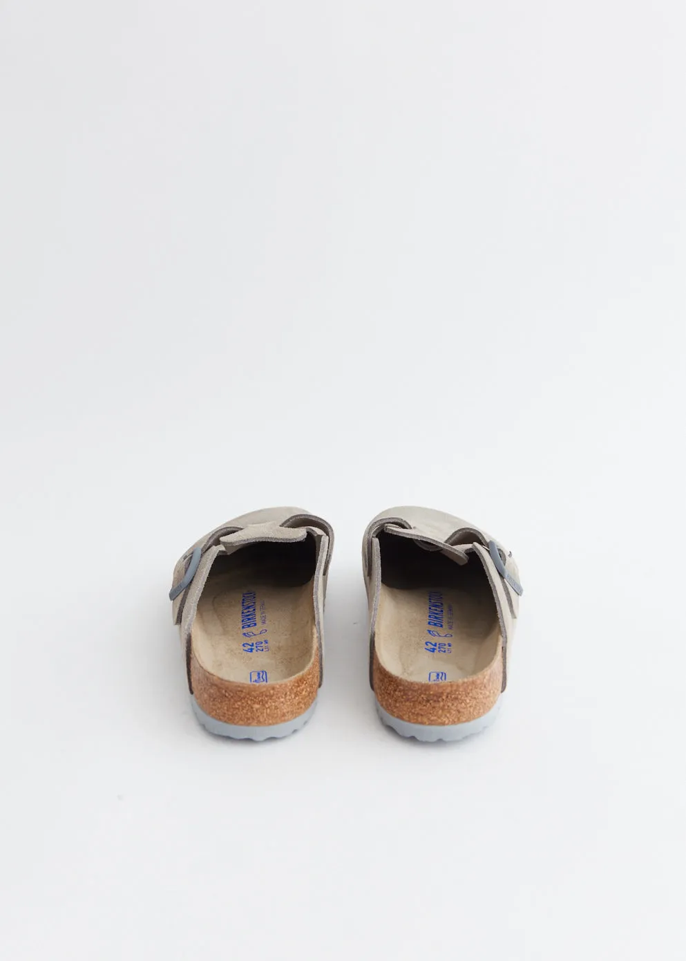 Boston SFB 'Stone Coin Suede Leather' Regular Slides