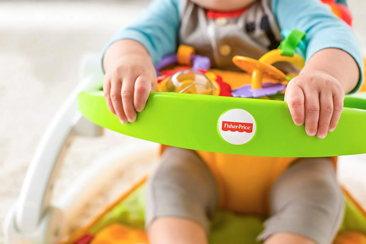 Brand new Fully Assembled, no Box! Fisher-Price Sit-Me-Up Floor Seat with Tray, Lion!