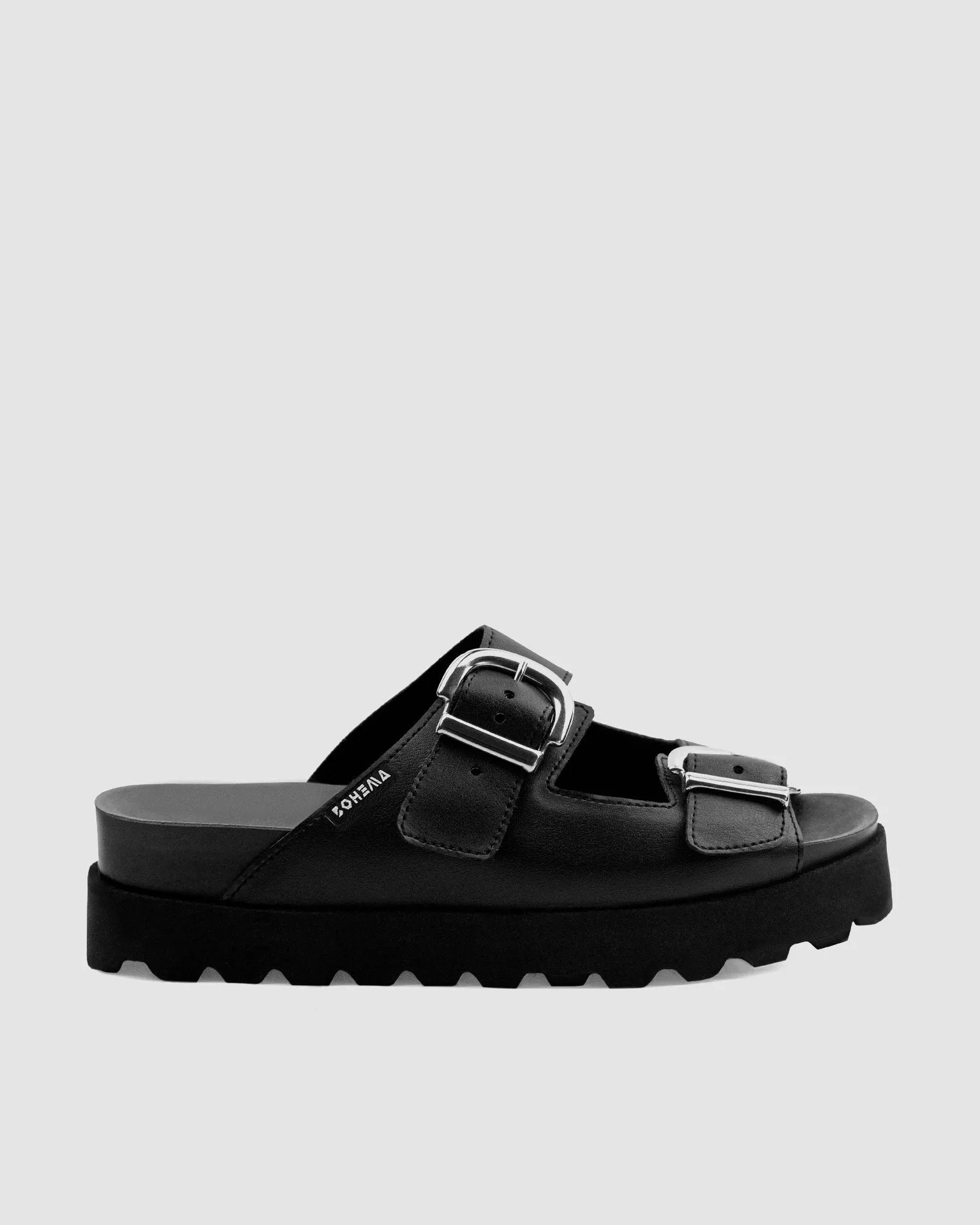 Buckle Slides Nopal made of cactus leather Desserto®