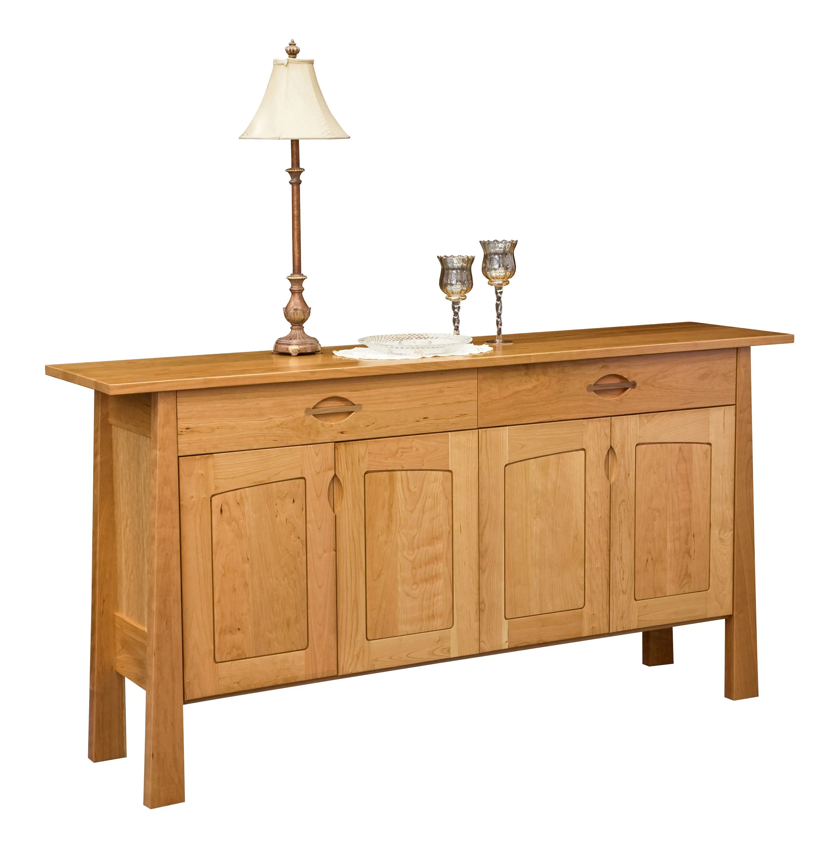 Cameron - Amish Handcrafted Sideboard Cabinet / 3 Door or 4 Door