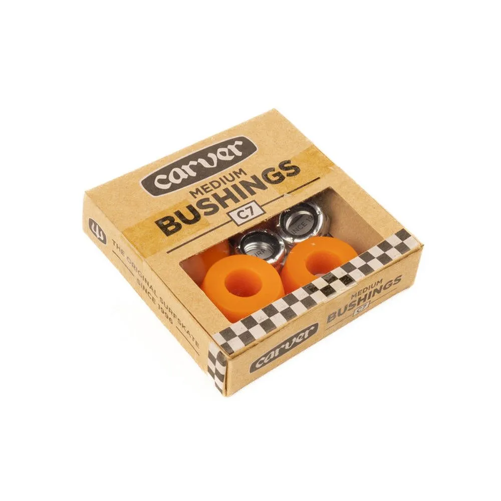 Carver Surf Skate Skateboard Medium Bushing Set 84a For C7 - Orange Glo
