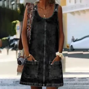 Chriseah | Comfortable Wide Shoulder Style Mini Dress
