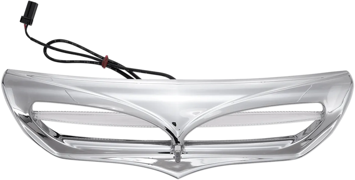 Ciro 40010 Fairing Vent Trim with LED - Chrome