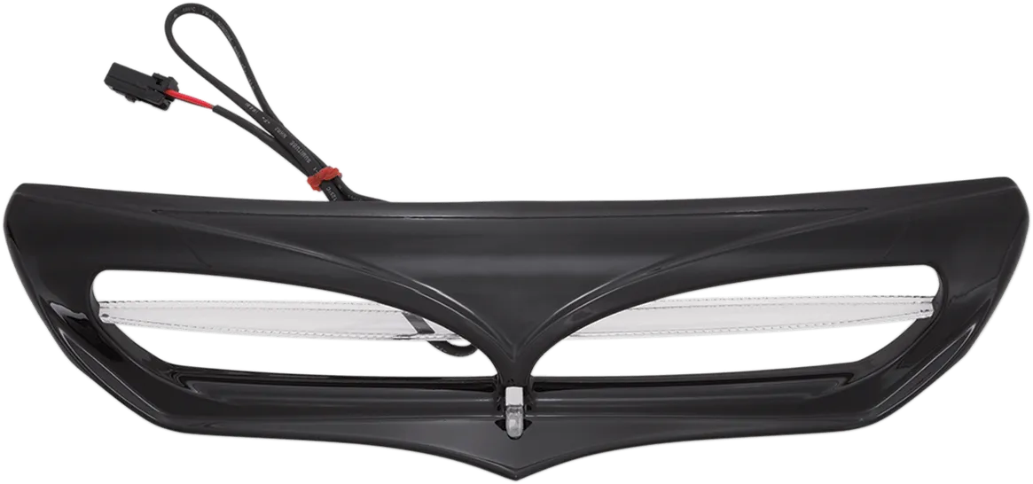 Ciro 40012 Fairing Vent Trim with LED - Black