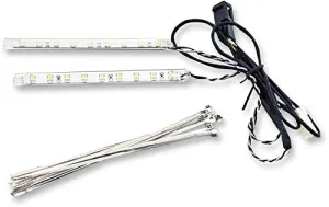 Custom Dynamics CDVENT-TF-AWKIT Lighted Fairing Vent Trim - White DRL with Amber Turn Signals