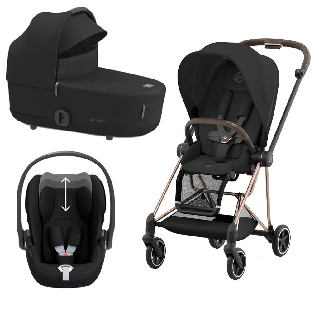 CYBEX MIOS Travel System - Sepia Black