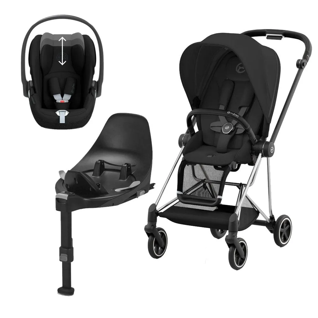 CYBEX MIOS Travel System - Sepia Black