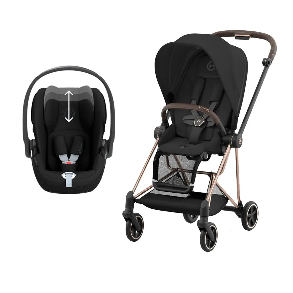 CYBEX MIOS Travel System - Sepia Black
