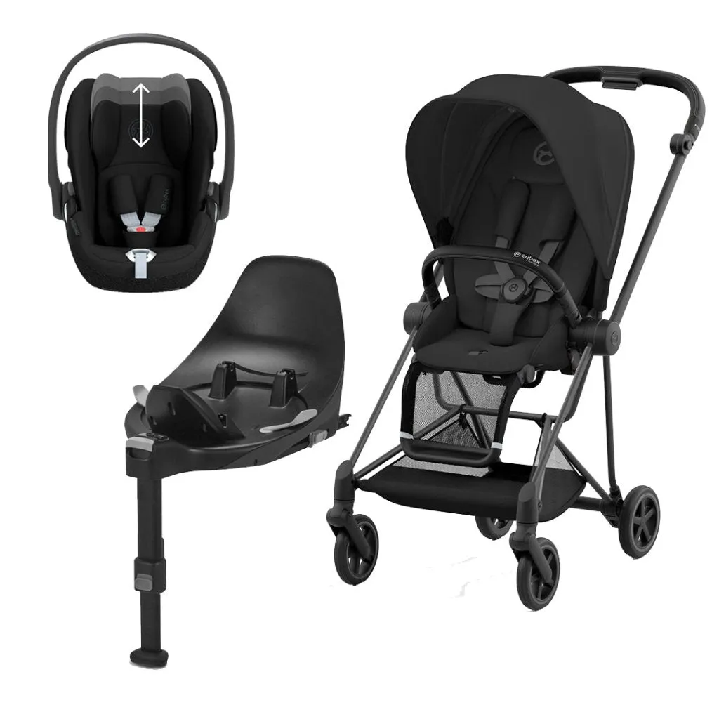 CYBEX MIOS Travel System - Sepia Black