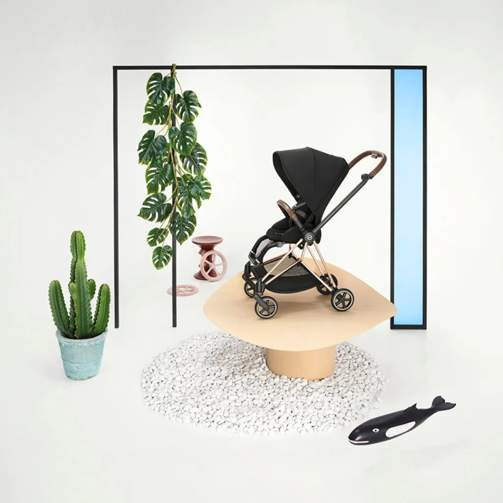 CYBEX MIOS Travel System - Sepia Black