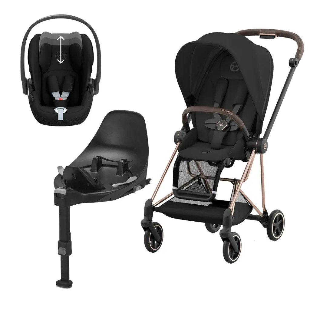 CYBEX MIOS Travel System - Sepia Black