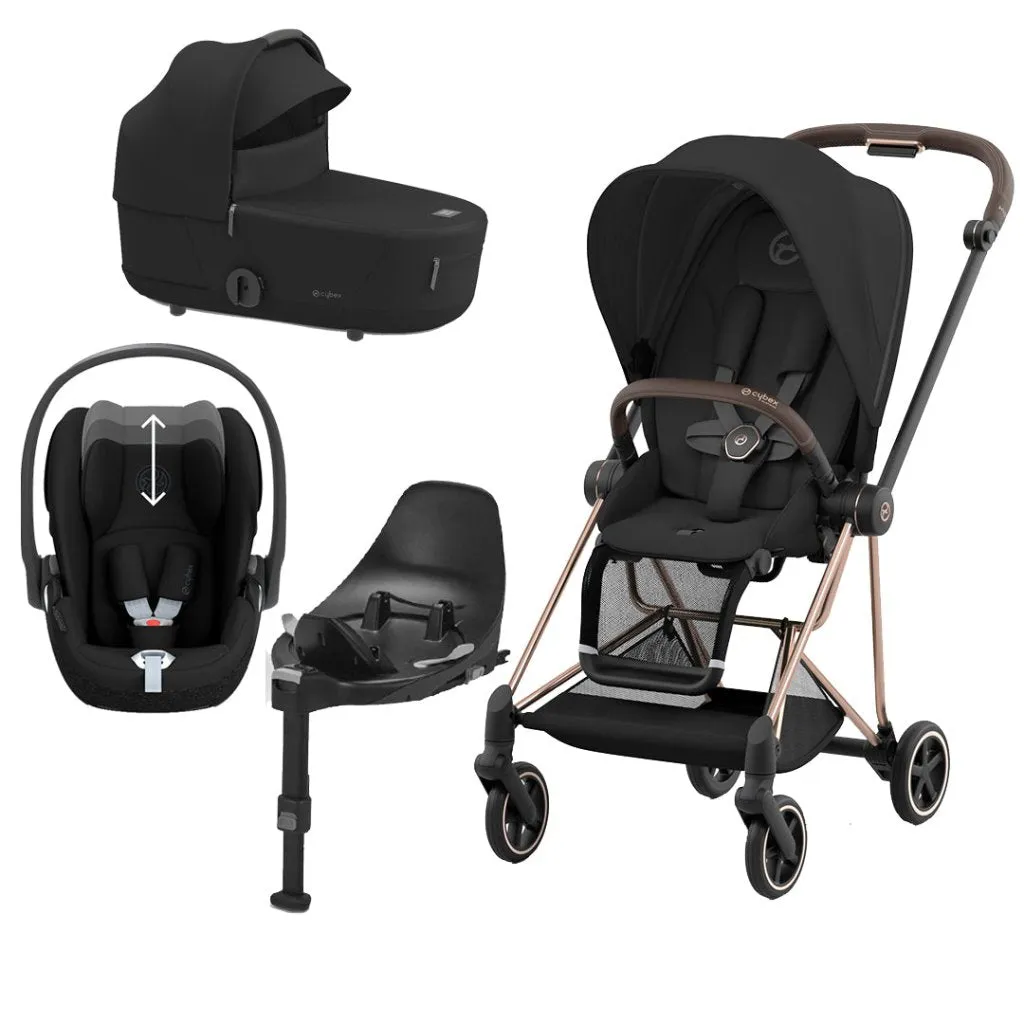 CYBEX MIOS Travel System - Sepia Black