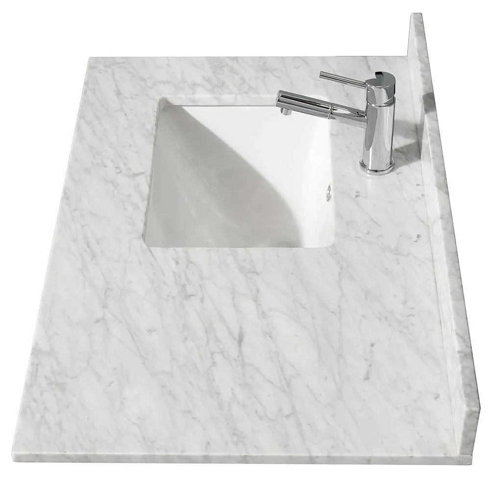 Daria 36 Inch Single Bathroom Vanity in Dark Blue