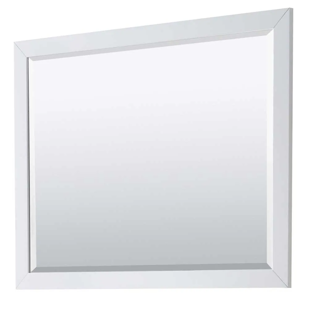 Daria 48 Inch Single Bathroom Vanity in White - Polished Chrome Trim