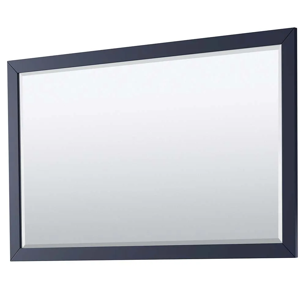 Daria 60 Inch Double Bathroom Vanity in Dark Blue