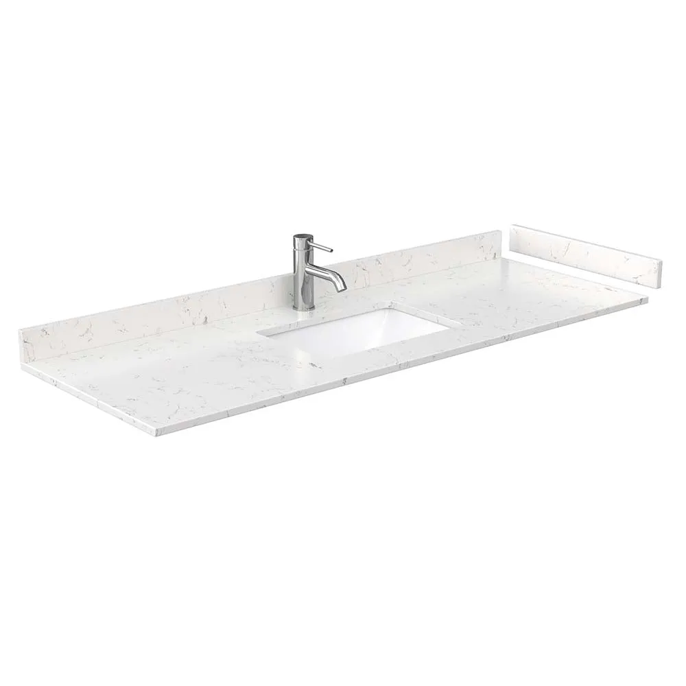 Daria 60 Inch Single Bathroom Vanity in Dark Espresso