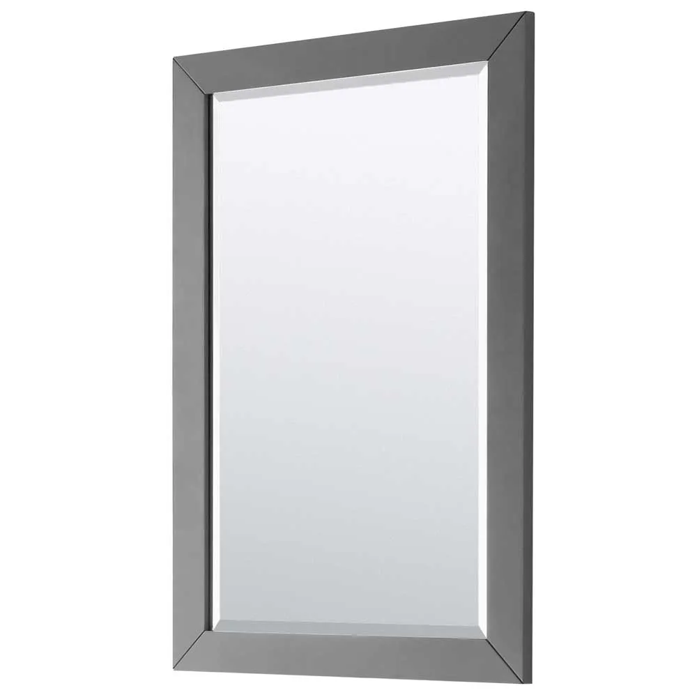 Daria 72 Inch Double Bathroom Vanity in Dark Gray