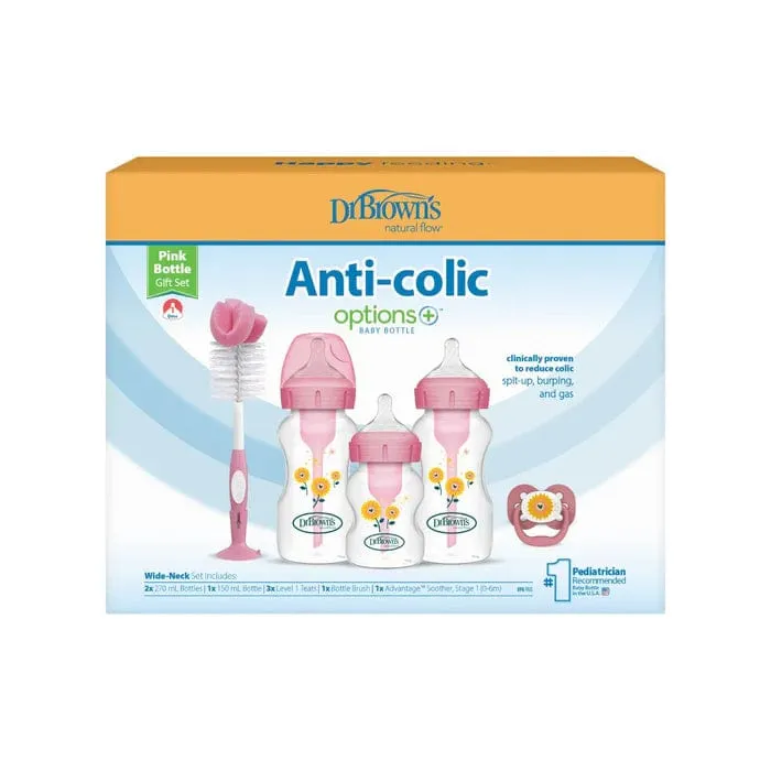 Dr Brown’s Options  Anti-Colic Gift Set - Pink