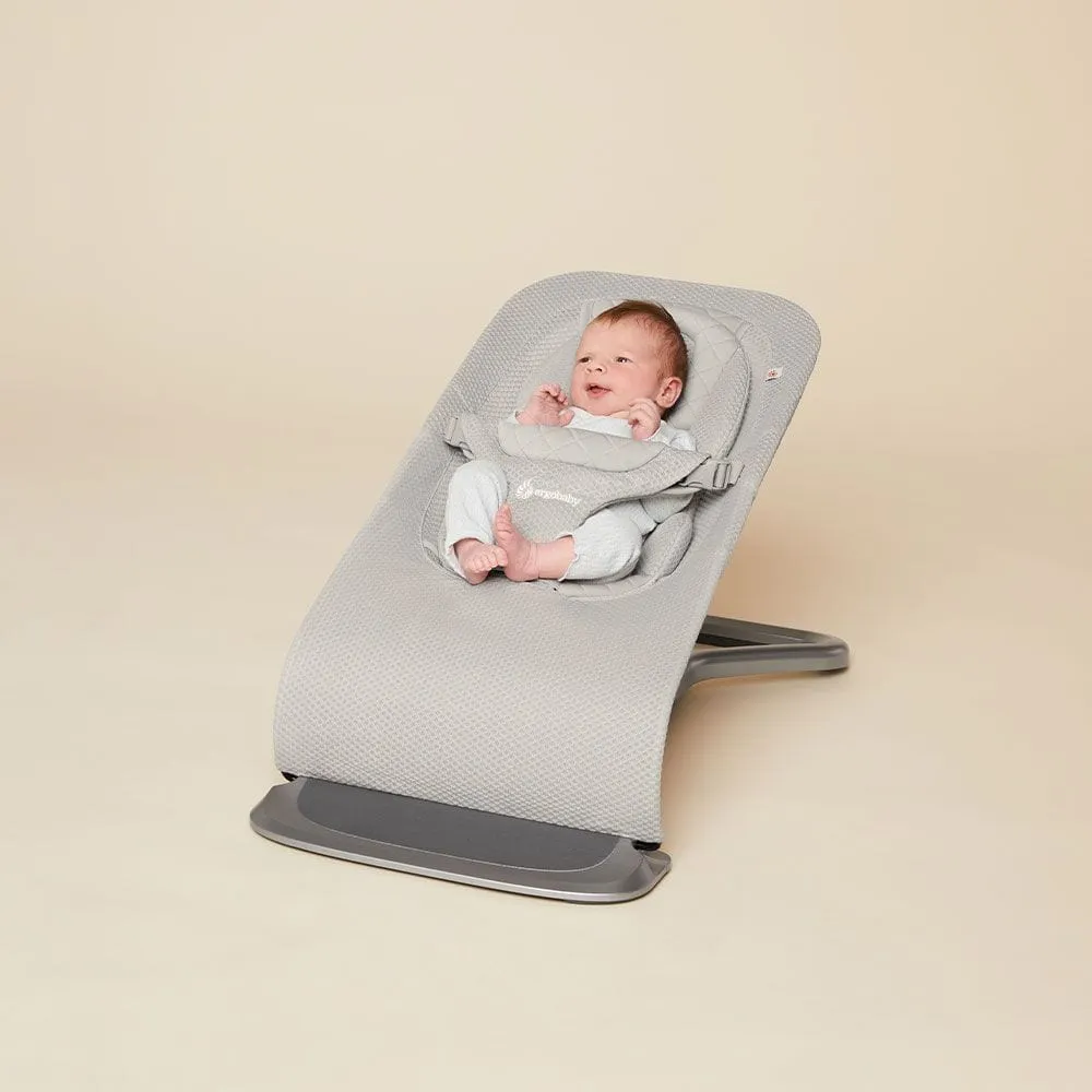 ErgoBaby Evolve Mesh Bouncer in Light Grey