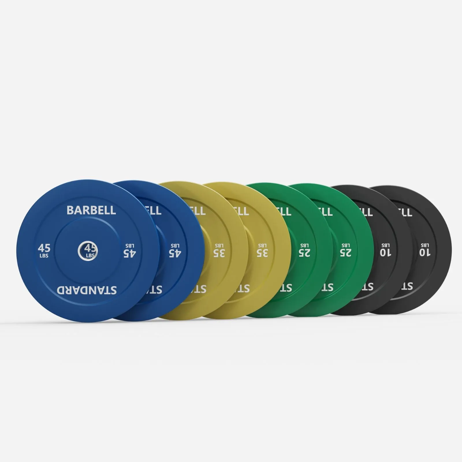 EZ Grip Bumper Plates 230LBS Colorful