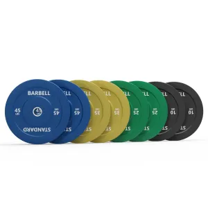 EZ Grip Bumper Plates 230LBS Colorful