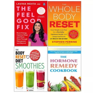 Feel Good Fix,Whole Body Reset,Body Reset Diet,Hormone Remedy 4 Books Set