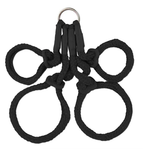 Fetish Fantasy Series Japanese Silk Rope  Hogtie - Black