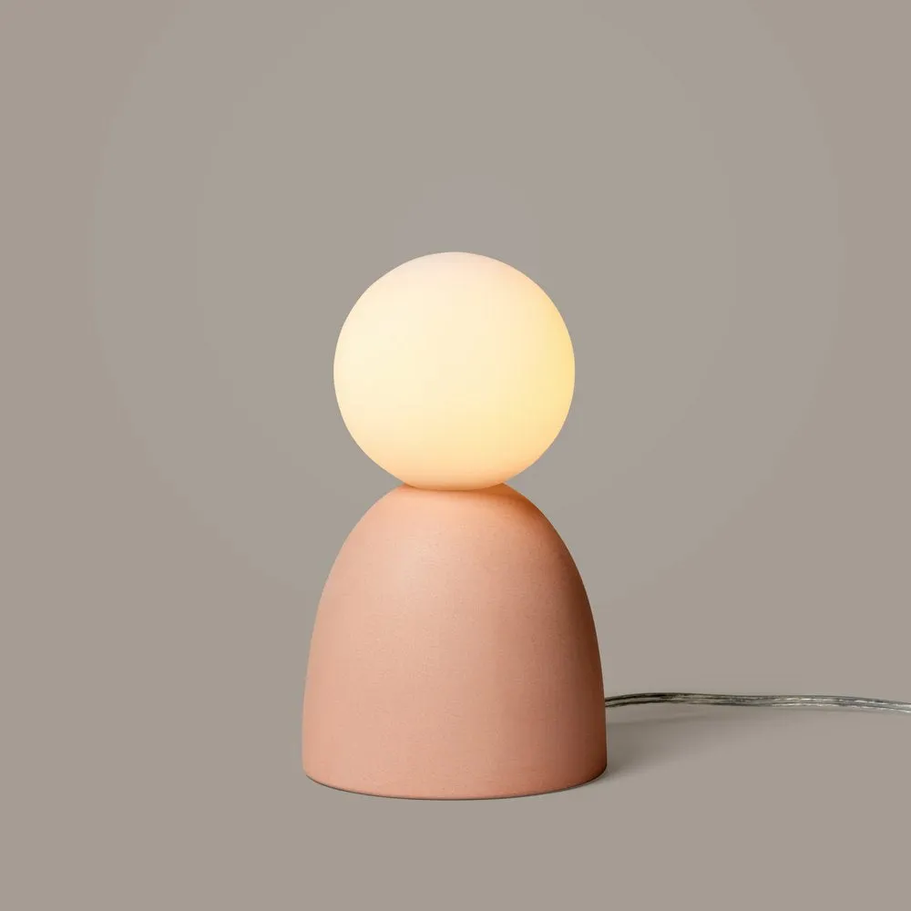 Franca NYC - Ceramic Table Light - Dune - Short (Blush)