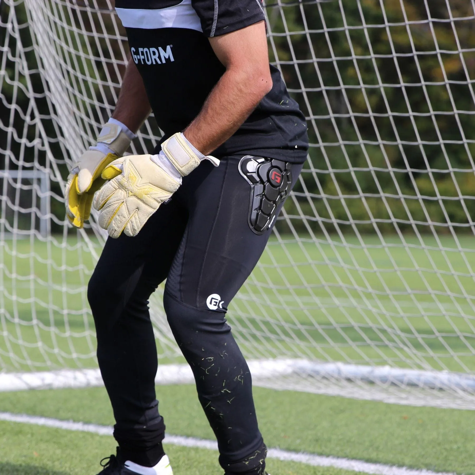 G-Form Black Football Pants for Goalkeeper