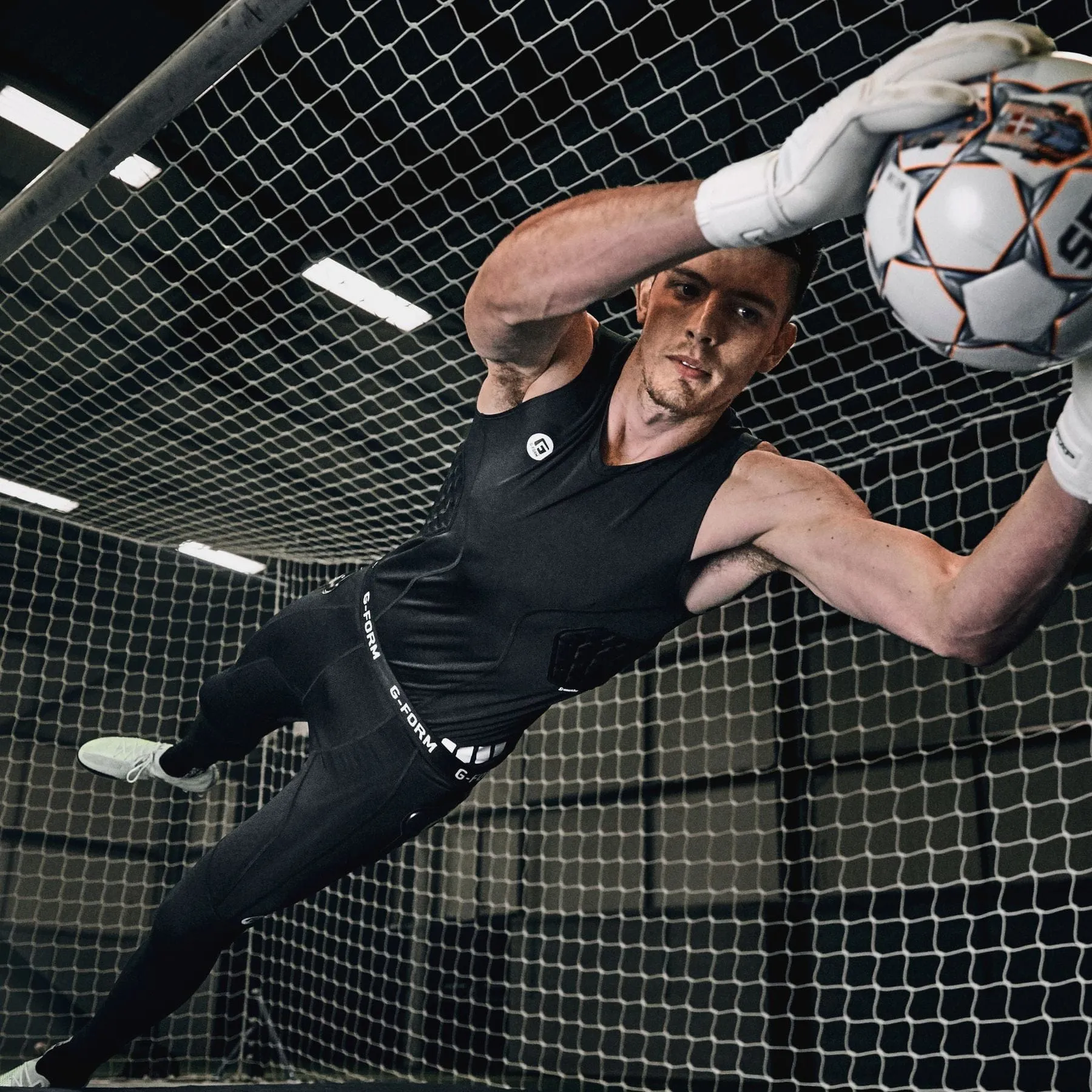 G-Form Black Football Pants for Goalkeeper