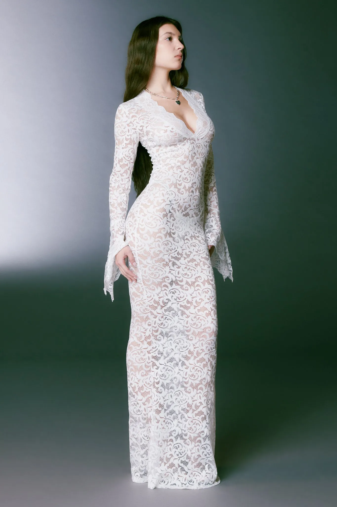 GEMMA MAXI DRESS - WHITE