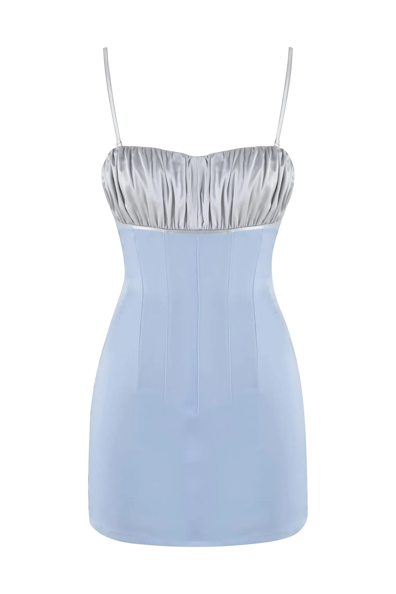GLACIA MINI DRESS - BLUE