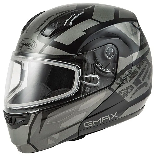 GMAX MD04 Full Face Modular Helmet with Dual Lens Face Shield