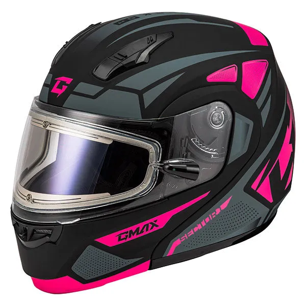 GMAX MD04 Sector Modular Helmet with Electric Lens Face Shield