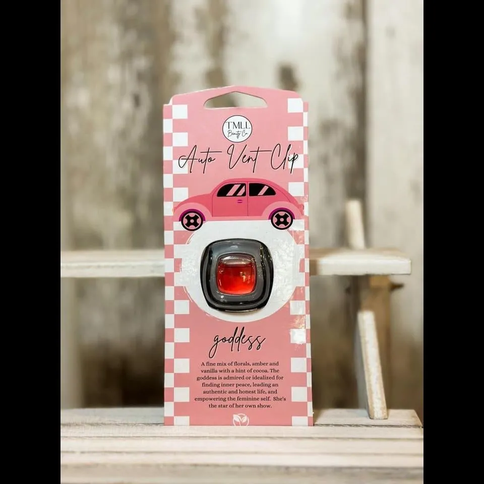 Goddess Scent Car Vent Clips