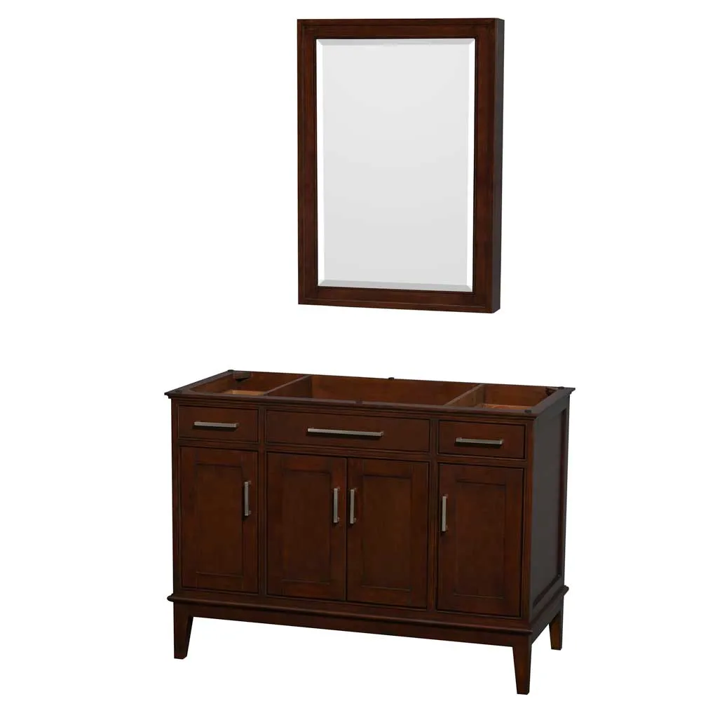 Hatton 48 Inch Single Bathroom Vanity in Dark Chestnut