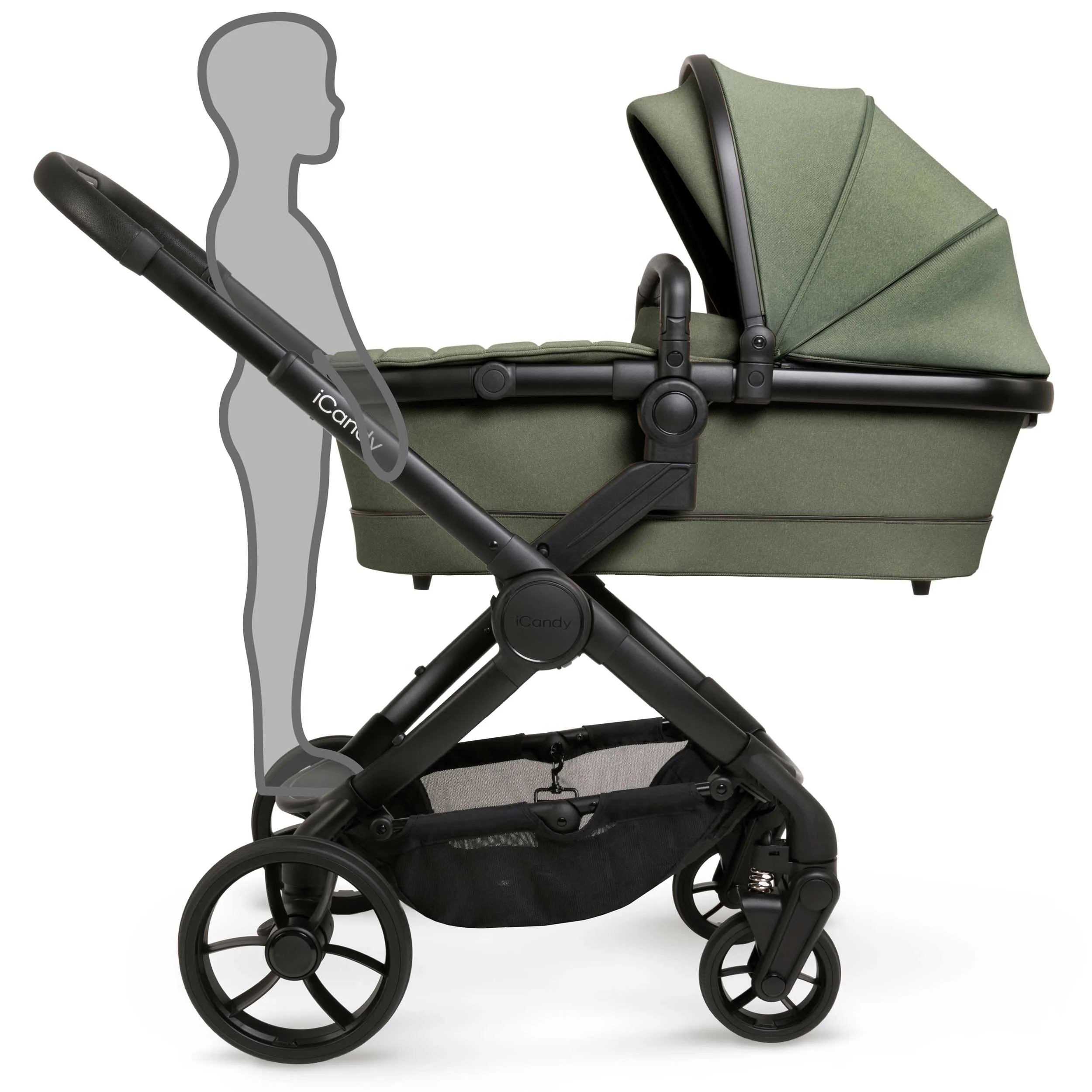 iCandy Peach 7 Cybex Combo Set in Ivy