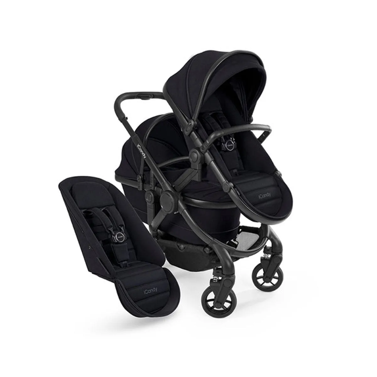 iCandy Peach 7 Double Combo Set in Black