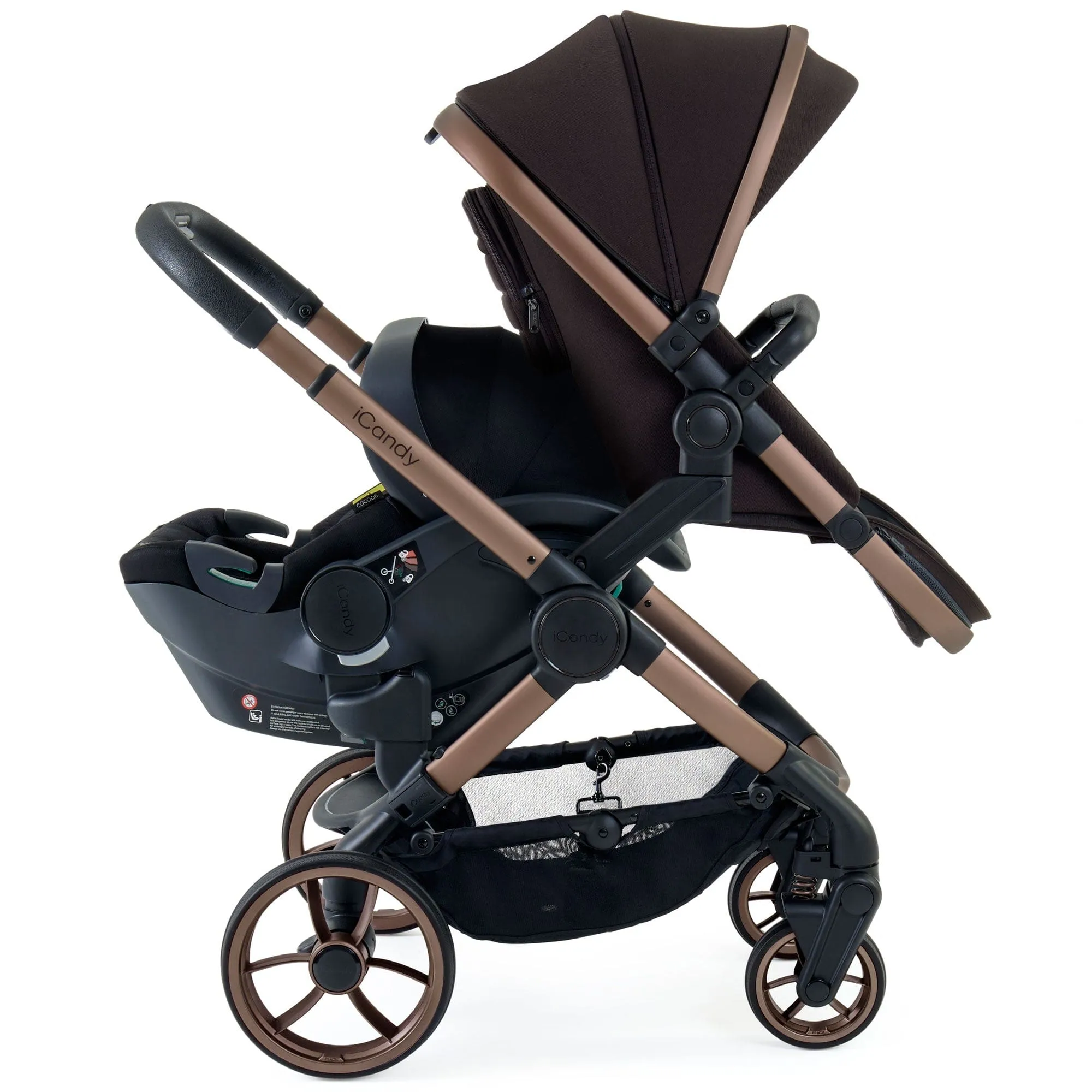 iCandy Peach 7 Double Combo with Cocoon in Pecan