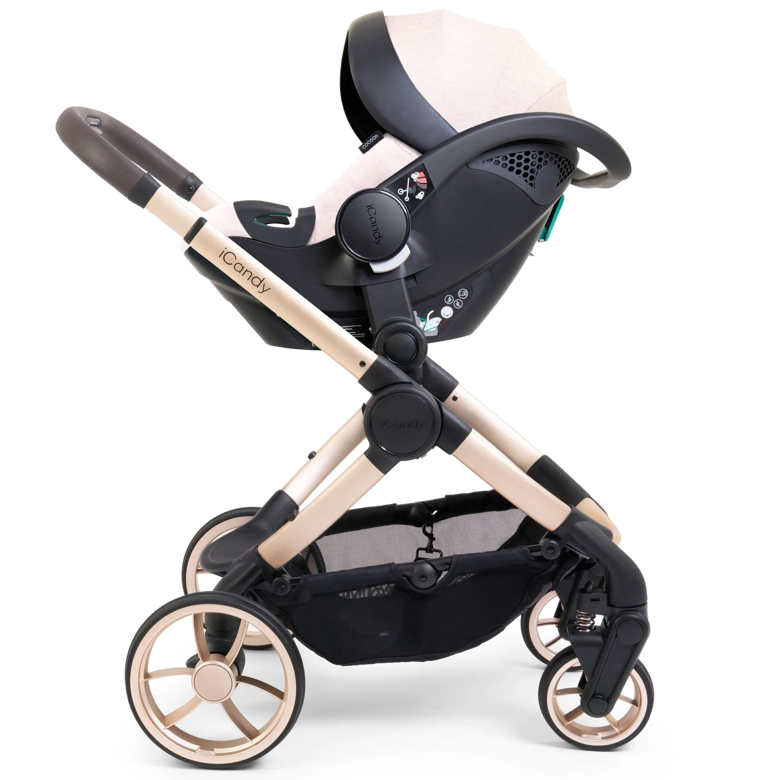 iCandy Peach 7 Twin Cocoon Bundle in Biscotti