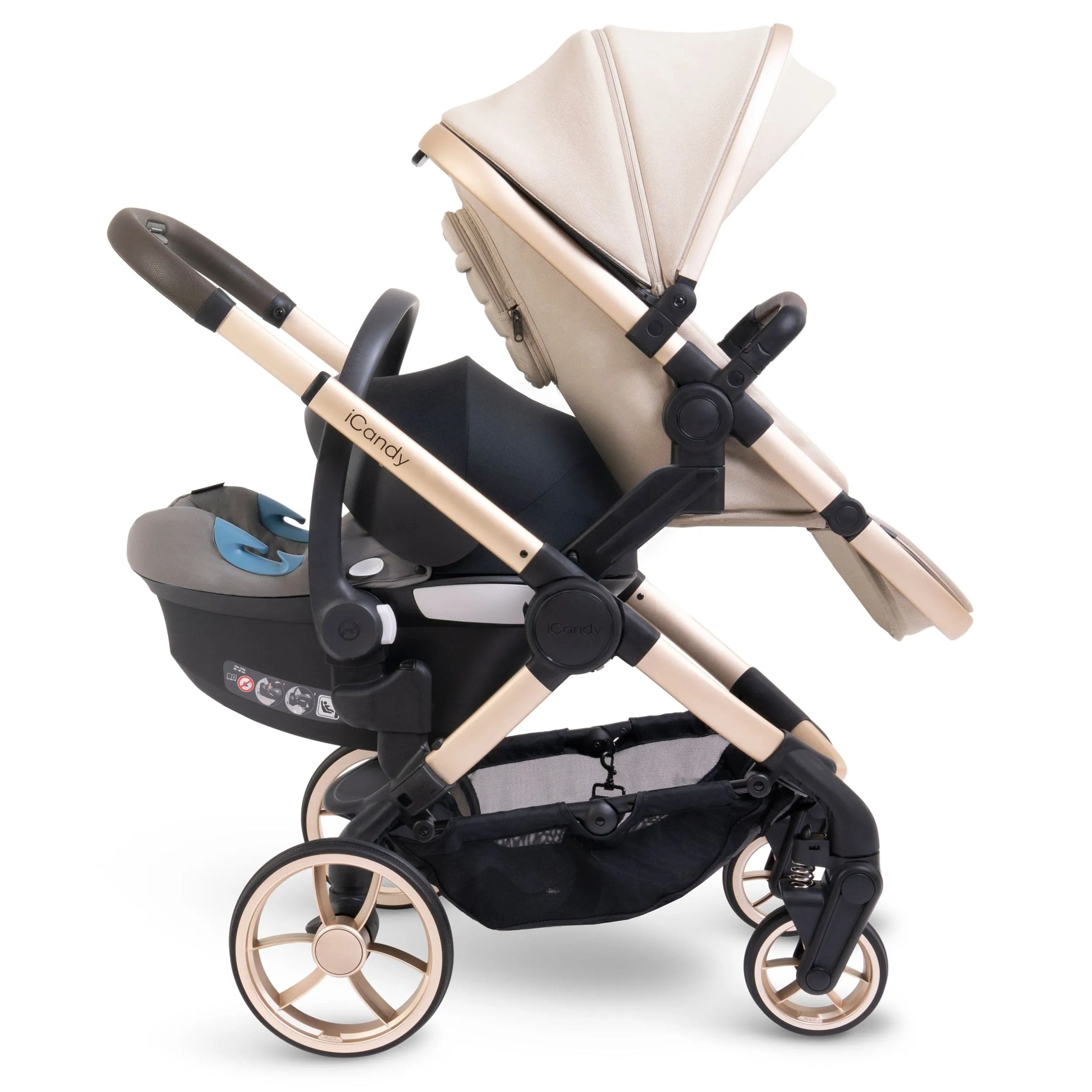 iCandy Peach 7 Twin Cocoon Bundle in Biscotti