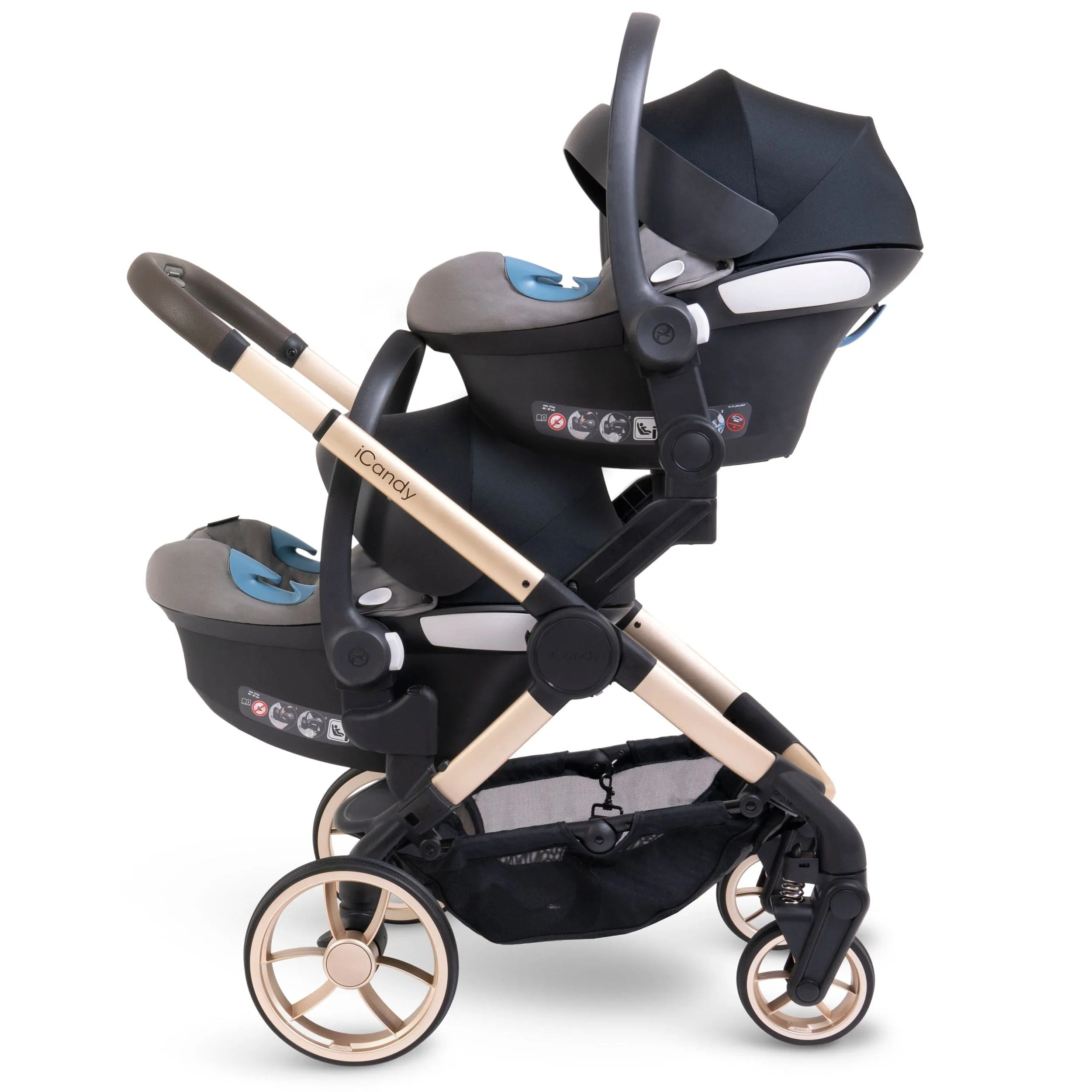 iCandy Peach 7 Twin Cocoon Bundle in Biscotti