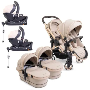 iCandy Peach 7 Twin Cocoon Bundle in Biscotti