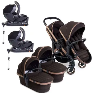iCandy Peach 7 Twin Cocoon Bundle in Pecan
